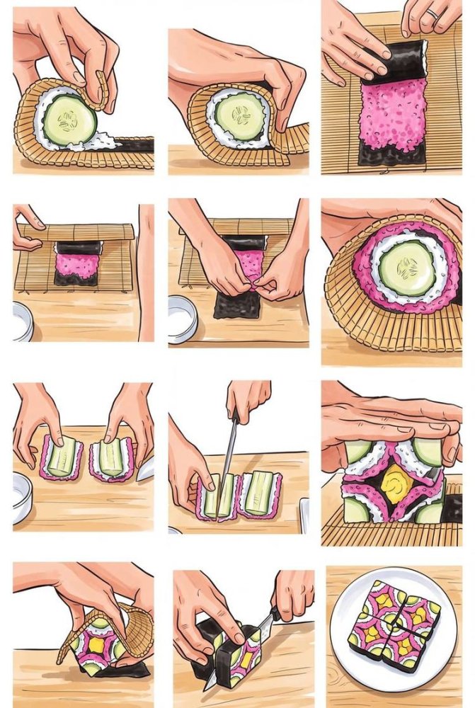 Mozaikové sushi