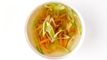 Zeleninová polévka s pórkem